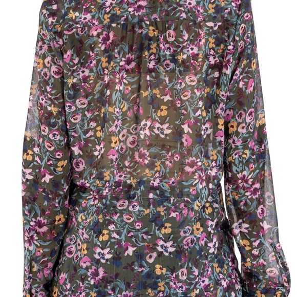 Kut from the Kluth Jasmin Chiffon Button Down Shirt - nwt - Picture 2 of 3